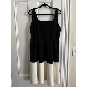 Worthington Black And Cream Women's Dress New With Tags Size 16‎